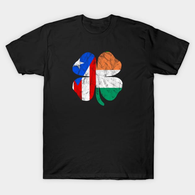Irish Puerto Rican Shamrock St Patricks Day T-Shirt by PuertoRicoShirts